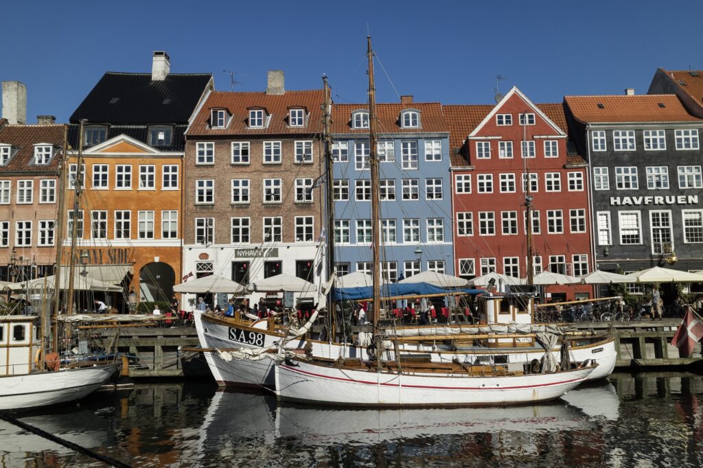 Foto på Nyhavn i Köpenhamn, Danmark